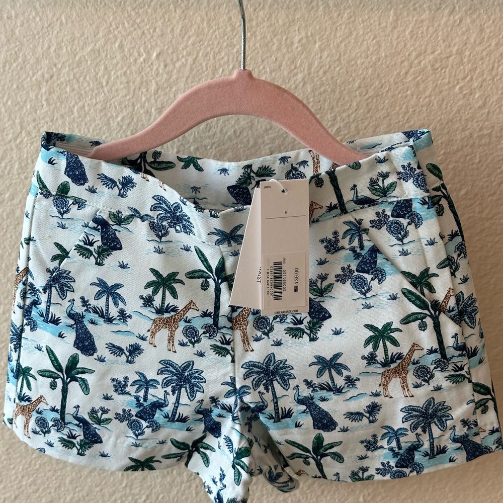 Giraffe/Peacock Shorts